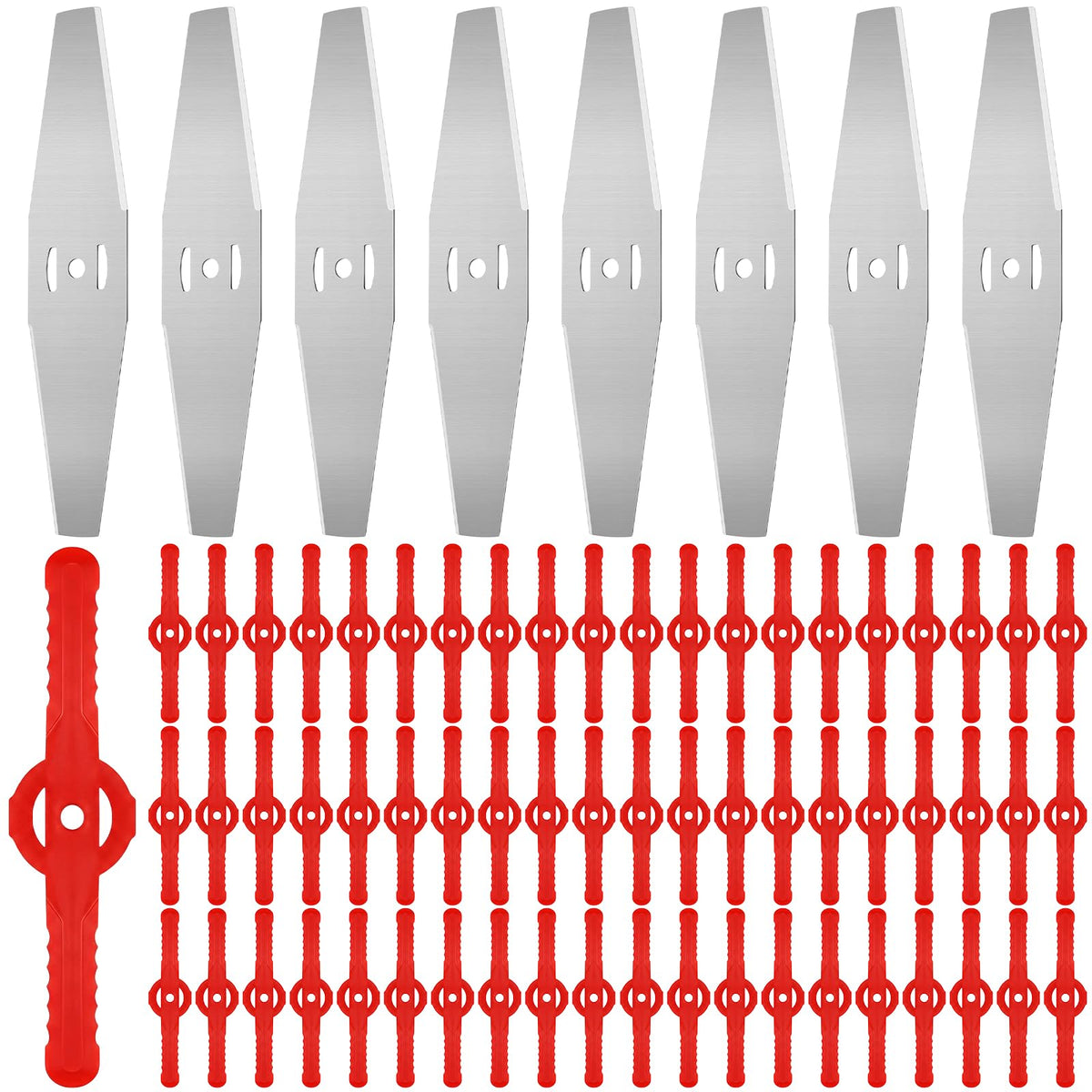 Zhehao plastic red wacker blade for fast trimming and easy replacement.
