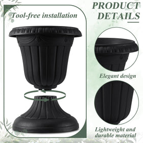 Zhehao urn planter base and top, easy on-site assembly.
