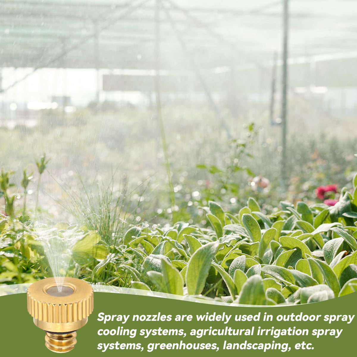 0.3 mm orifice detail on Zhengmy misting nozzle for even mist