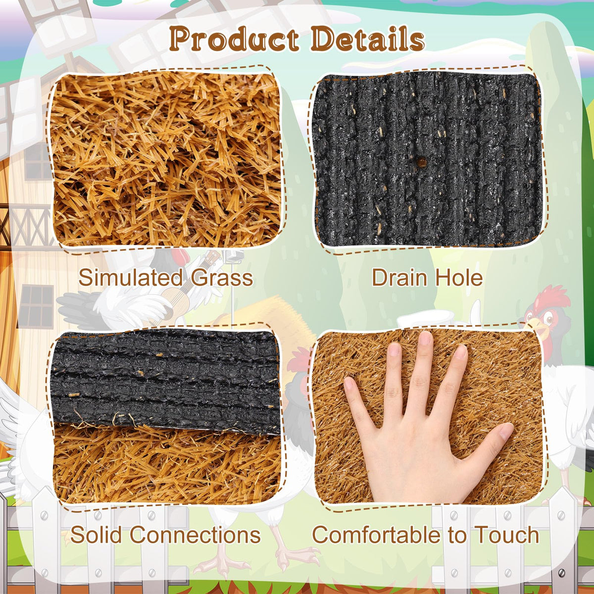 Zhengmy nest pads back drainage holes support quick drying and odor reduction.