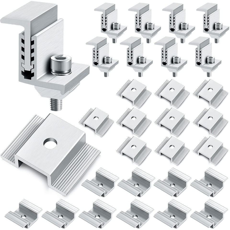 Zhengmy solar mid-clamp assembly provides a sturdy aluminum join for panel alignment.