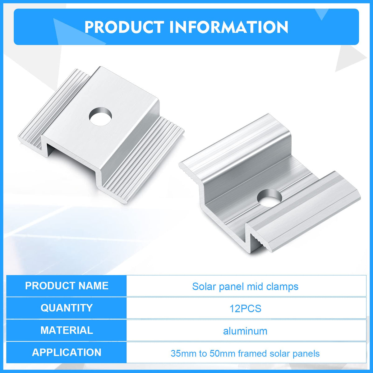 Zhengmy solar mounting accessory kit supports quick, secure panel connections.