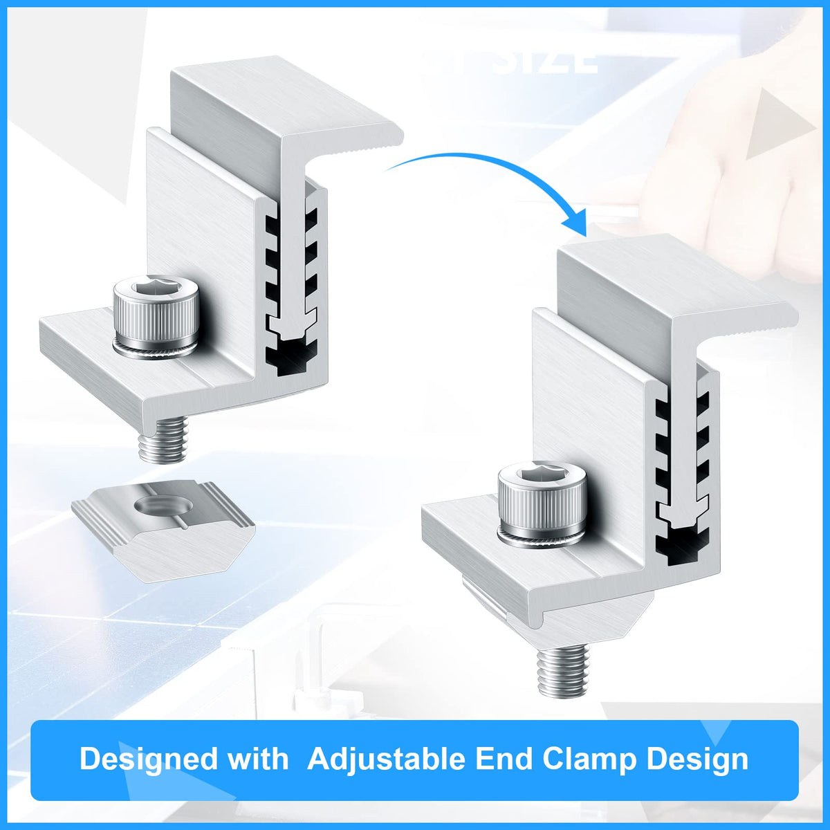 Zhengmy solar panel mounting hardware simplifies setup and alignment.