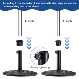 Zhengmy 1.55-inch ring cover ensures tighter pole compatibility and less wobble.