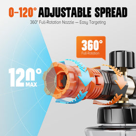 Zhevebaga filter head helps prevent clogs and keeps foam consistent.