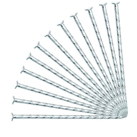 ZHHENIALY 6-inch spiral stake close-up demonstrates durable galvanized steel for steady deployment.