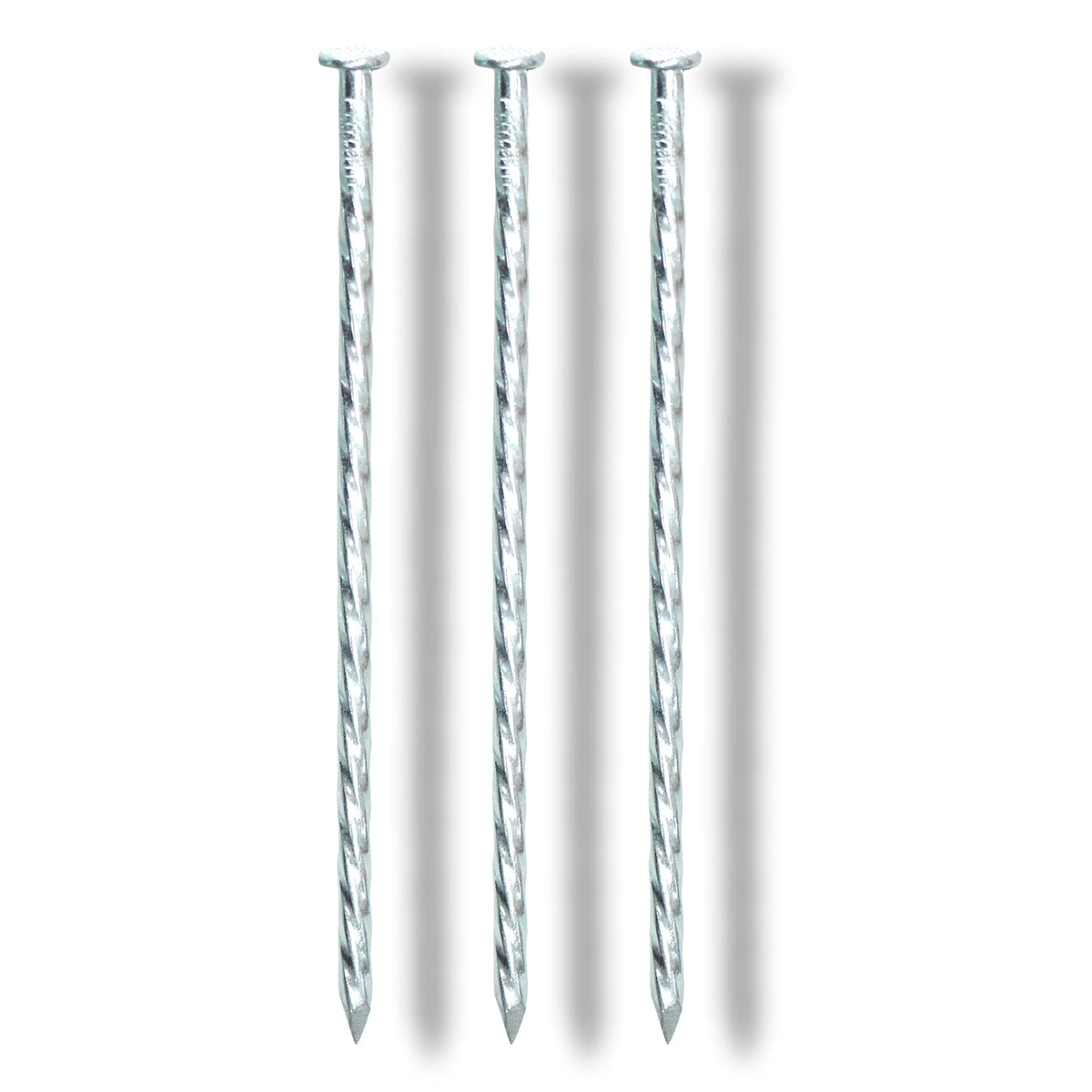 ZHHENIALY 6-inch spiral tent stake anchors tents securely in windy conditions.