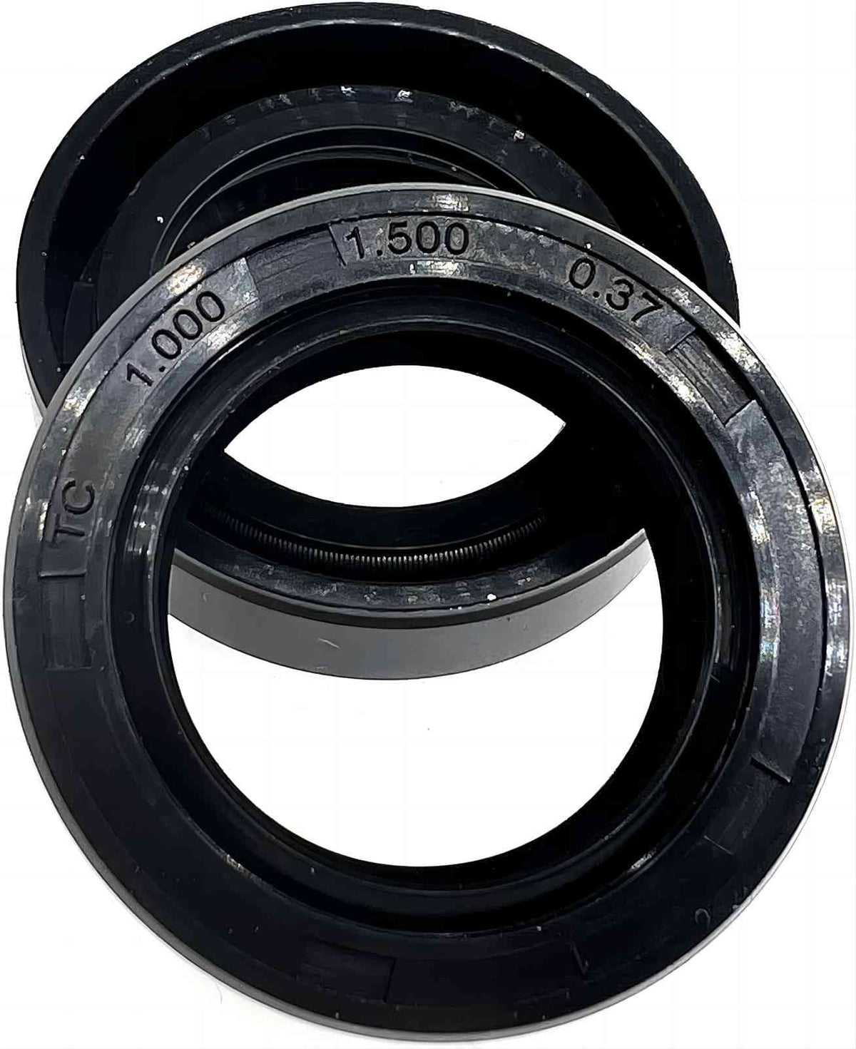 Zhiqinge wheel axle oil seal close-up highlights durable rubber construction
