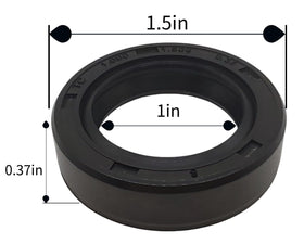 Zhiqinge seal thickness 3/8 inch ensures proper seating in hubs