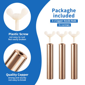 Zhitaoxun copper anode installation in a pool circulation system.