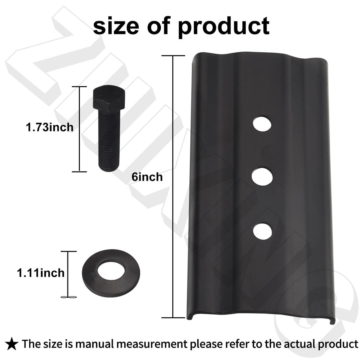 ZHIXING bolt kit assembly shows quick, secure mounting.