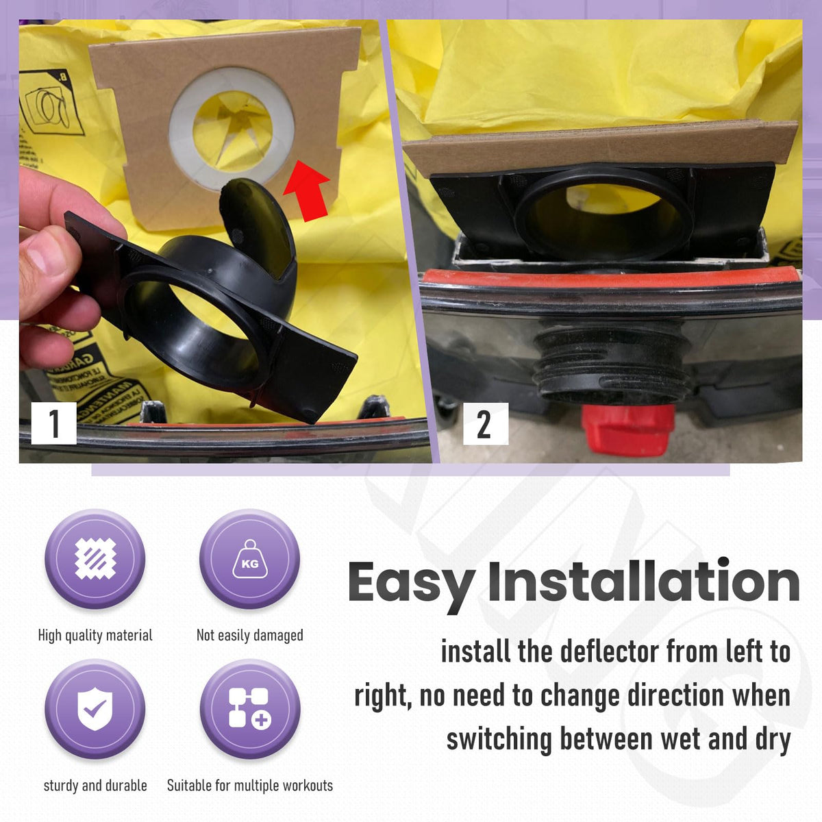 ZHIXING deflector 2-pack packaging ready for quick replacement.