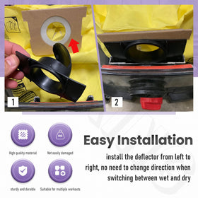 ZHIXING deflector 2-pack packaging ready for quick replacement.