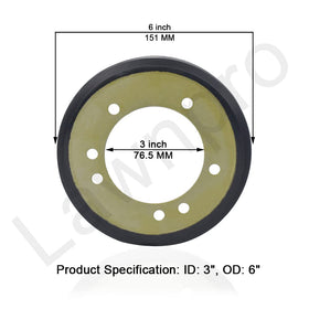 ZHIXING drive disc 6-inch diameter detail for reliable performance