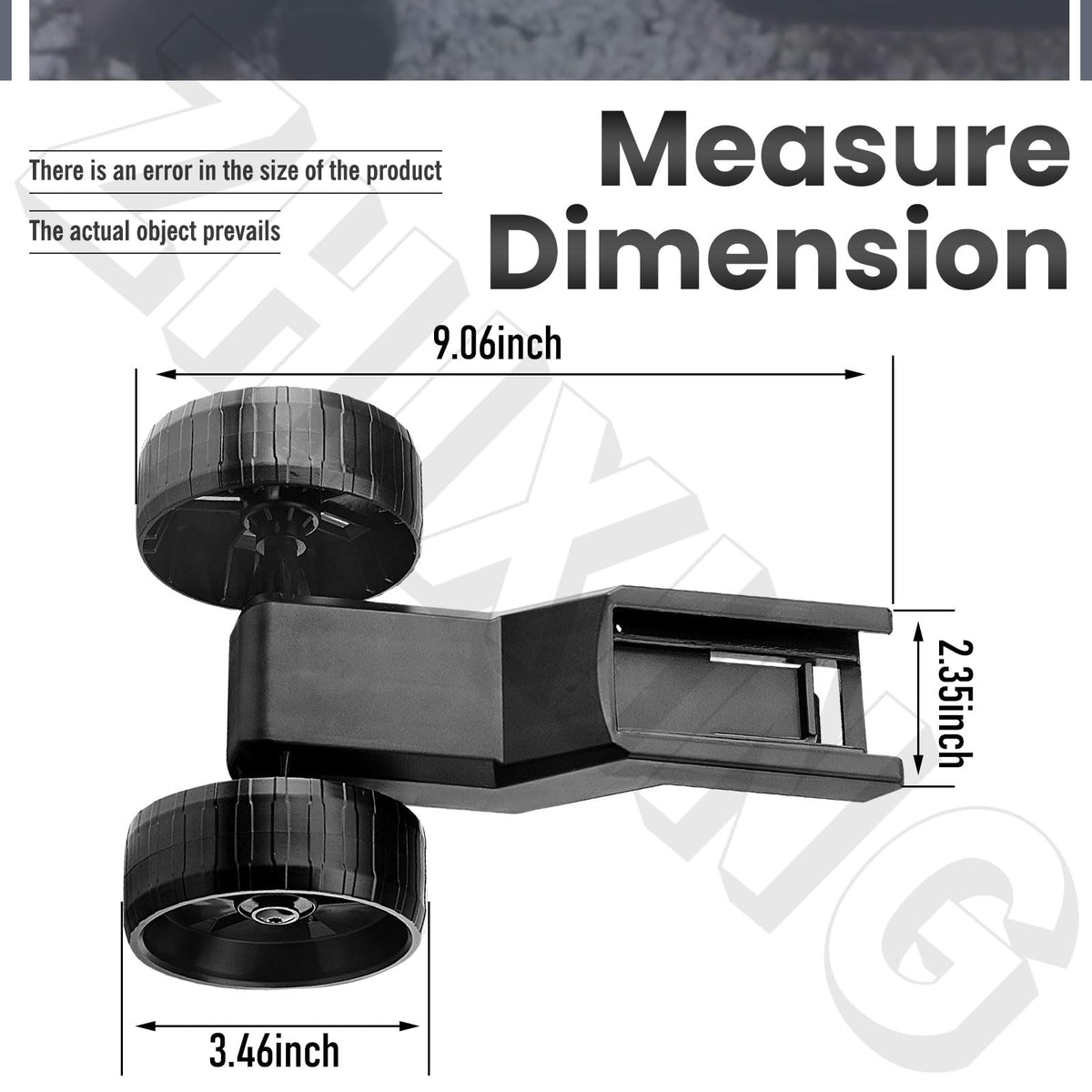 ZHIXING durable wheel assembly withstands regular use for reliable leaf blower performance.