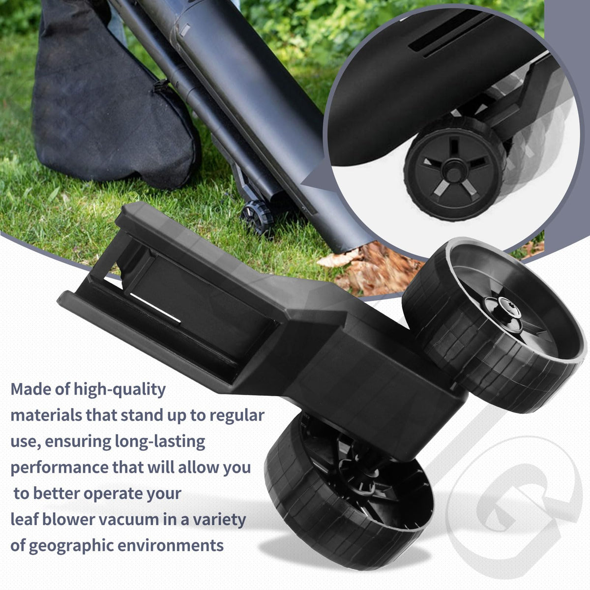 ZHIXING efficient-operation wheel assembly supports smooth movement during yard cleanup.