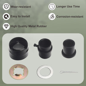ZHIXING four hub caps protect bearings during tractor use.
