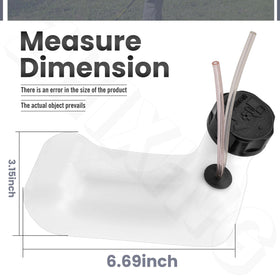 ZHIXING fuel tank assembly compatible with Craftsman units for smooth maintenance.