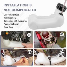 ZHIXING fuel tank assembly compatible with Husqvarna models for restored fuel delivery.