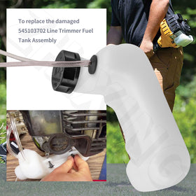ZHIXING fuel tank assembly compatible with Weed Eater tools for quick installation.