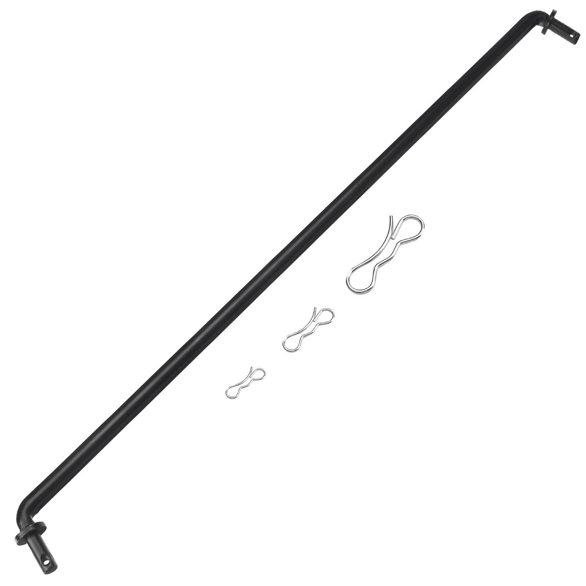 ZHIXING lawn mower front axle tie rod close-up showing durable construction