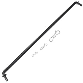ZHIXING lawn mower front axle tie rod close-up showing durable construction