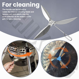 ZHIXING One-Touch washer provides secure fastening during grill maintenance.