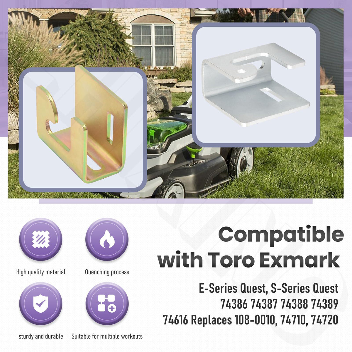 ZHIXING 131-4138 and 119-3496 resist wear for everyday mowing.