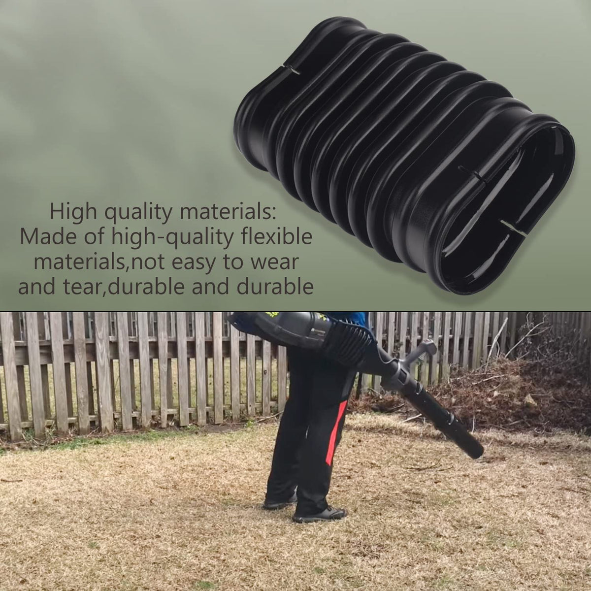 ZHIXING Ryobi flex tube closeup shows durable, flexible material for lasting performance