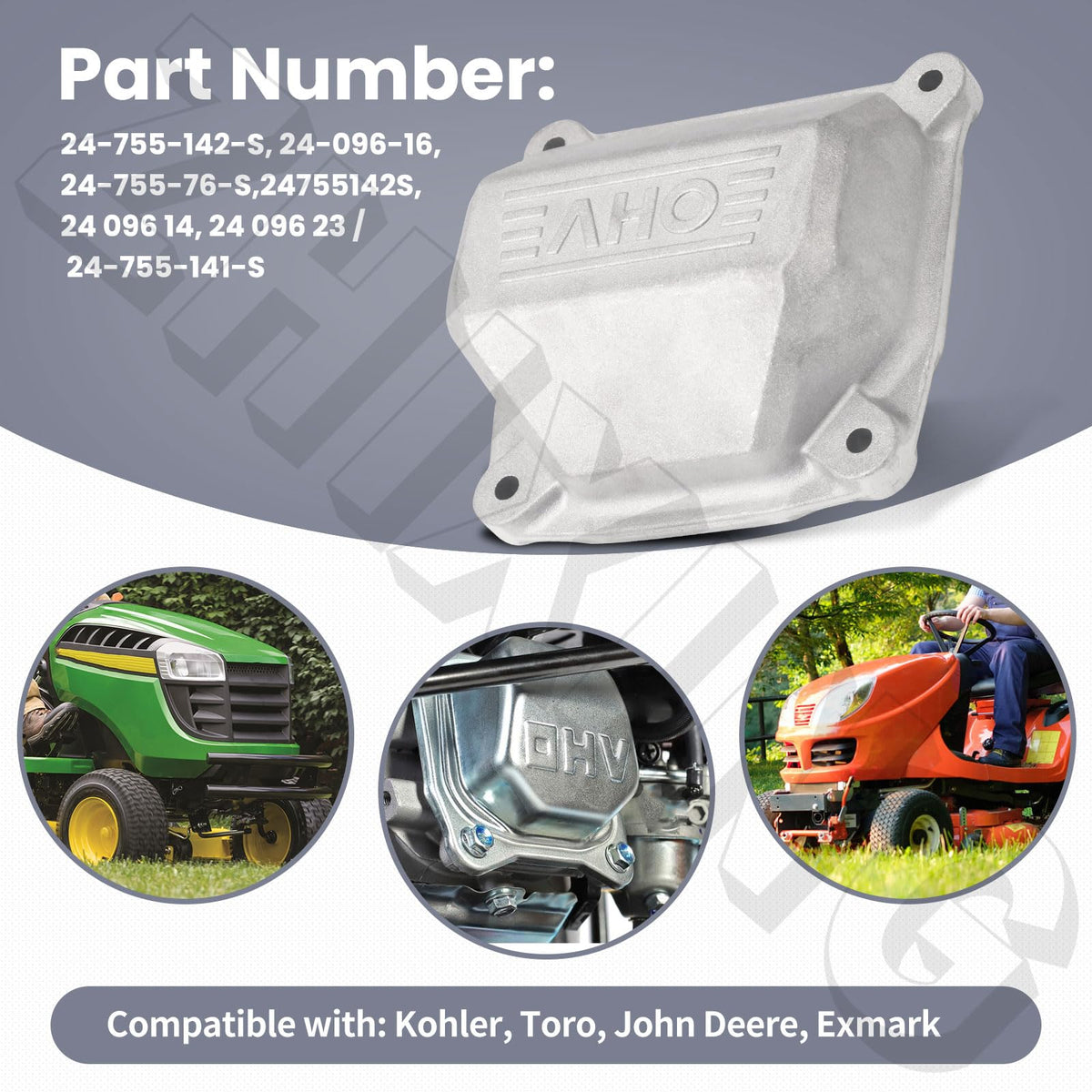 ZHIXING valve cover kit includes O-rings and gaskets for easy replacement.