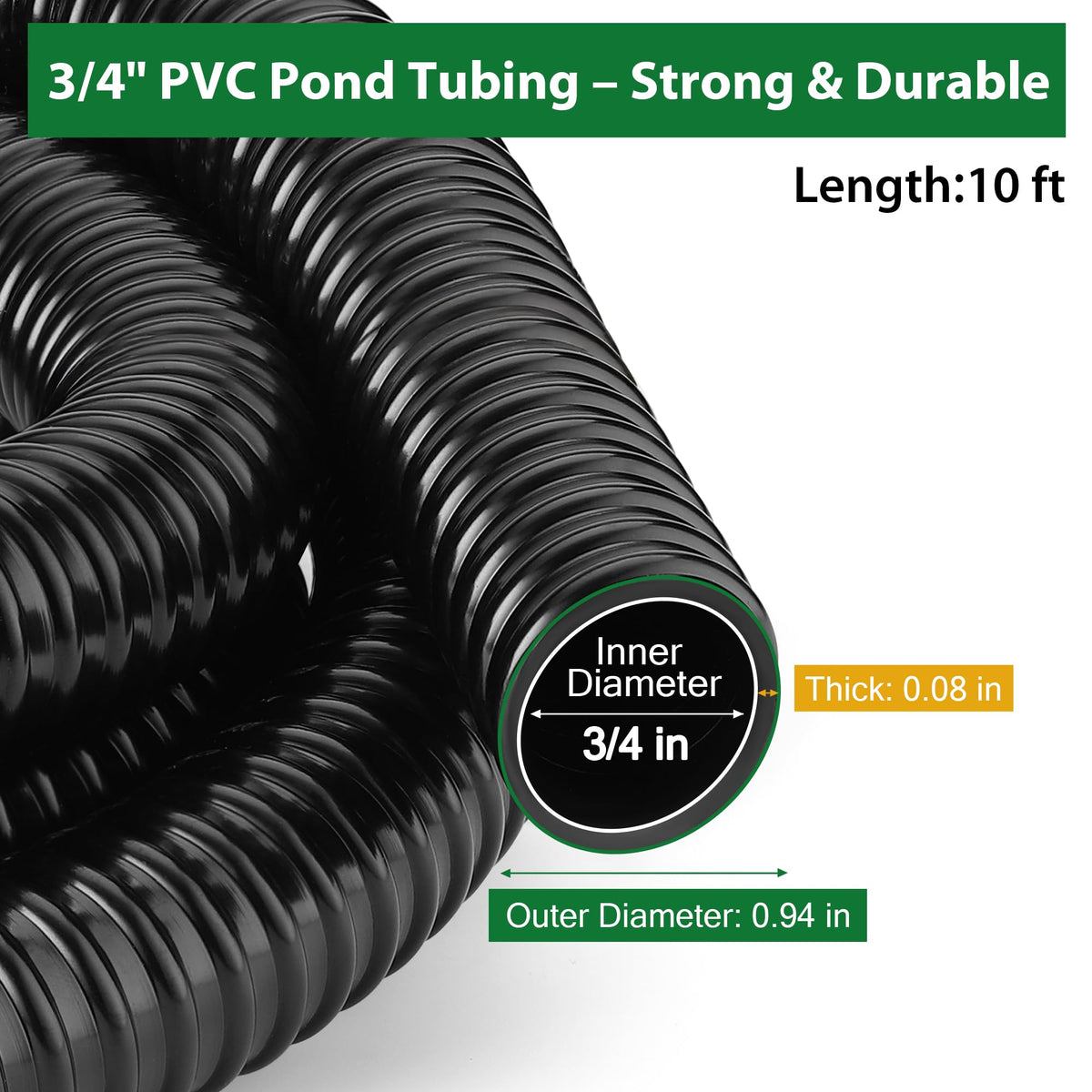ZhiYo corrugated outer tubing resists kinks in tight spaces
