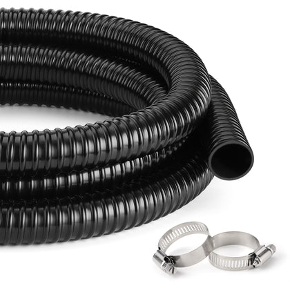 ZhiYo 1-1/4 inch pond tubing, 10 ft length, ideal for easy pond connections and upgrades.