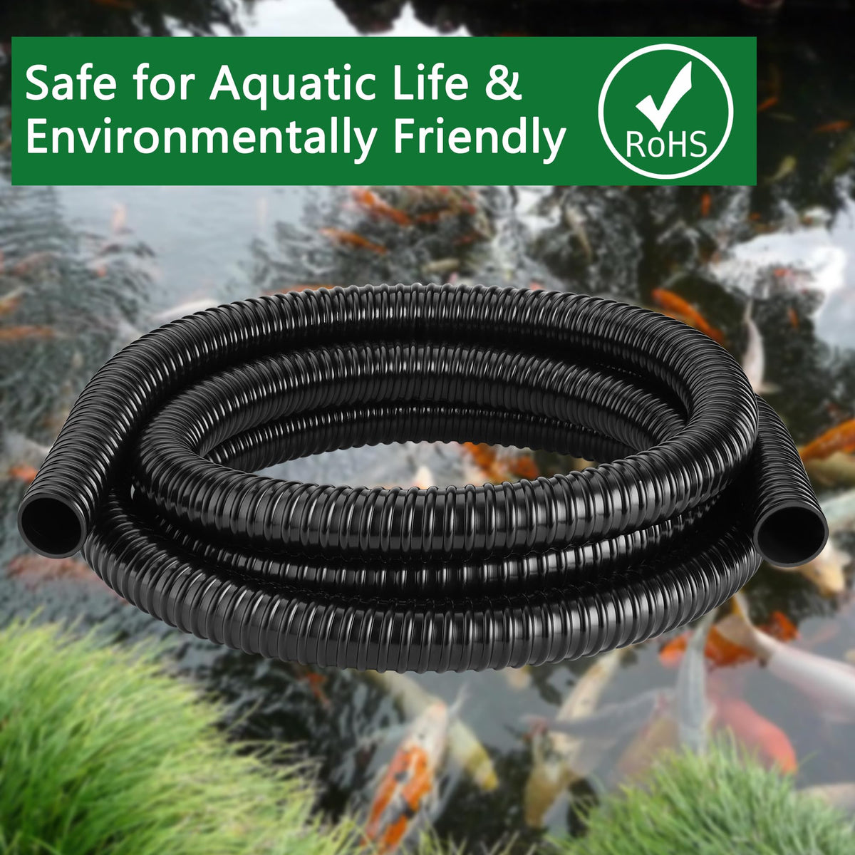 ZhiYo RoHS-certified pond hose ready for safe water transfer in ponds and ponds gear.
