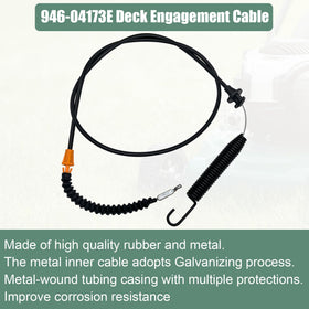 ZHNsaty deck engagement cable 746-04173c; durable construction for seasonal lawn chores