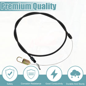 ZHNsaty drive control cable with spring end for quick throttle engagement