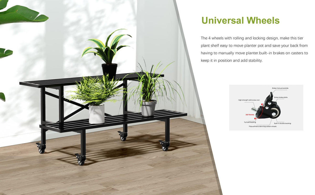 Zhongma stand with four wheel casters and brakes for smooth repositioning