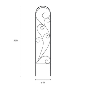 Zhongma 36-inch trellis assembled for balcony climbing vines and container gardens