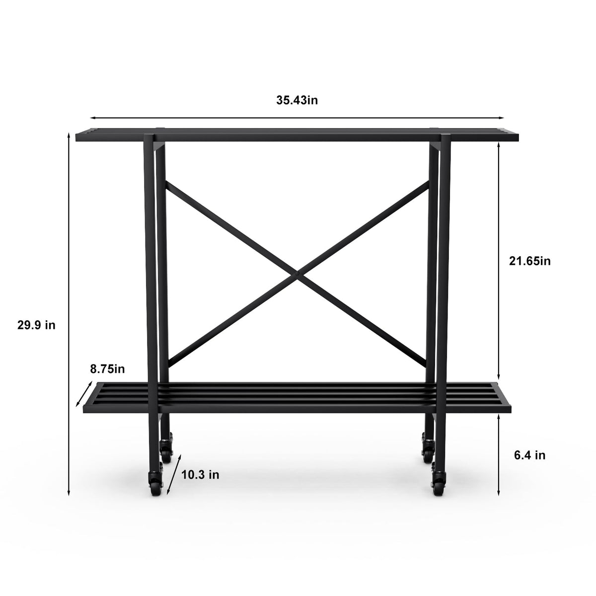 Zhongma carbon-steel frame provides sturdy support for pots.