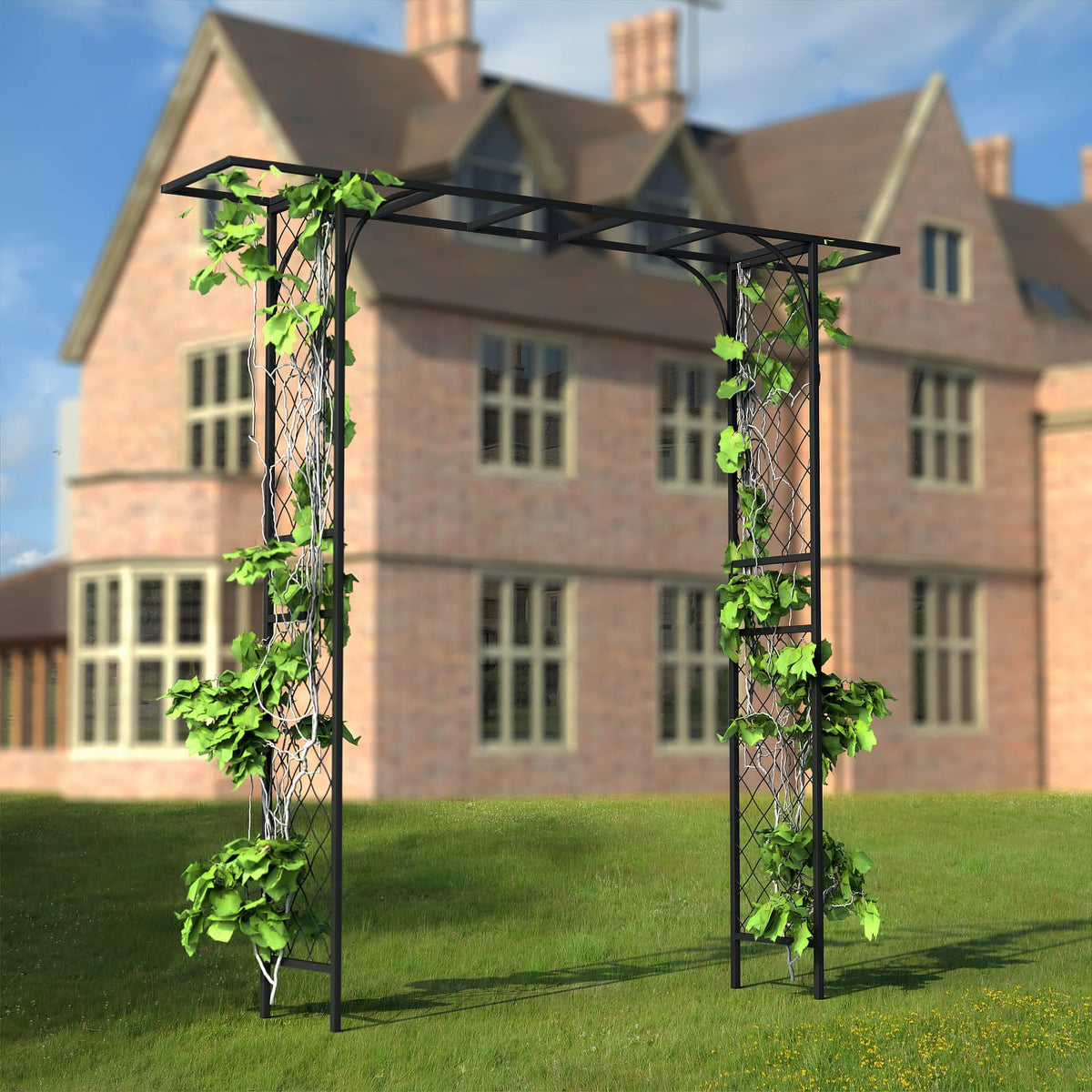 Zhongma garden arch in your yard enhances greenery and entryways