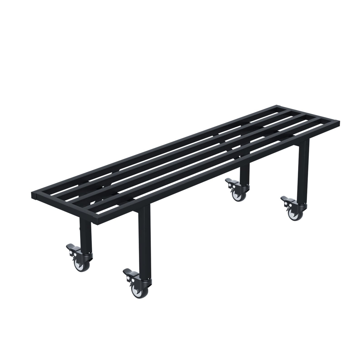 Zhongma one-tier plant stand with wheels for easy mobility and display