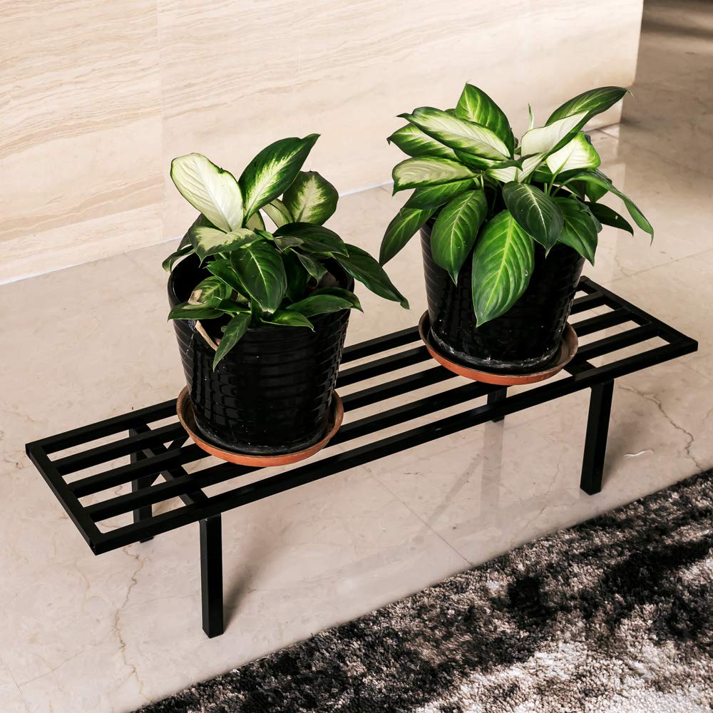 Zhongma Plant Stand close-up shelf joint emphasizes powder-coated rustproof finish