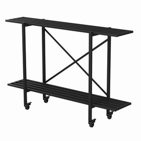 Zhongma plant stand assembly includes quick setup components