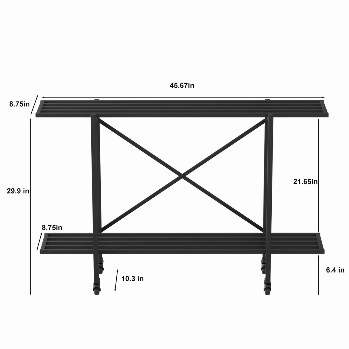 Zhongma stand back view demonstrates robust frame and support