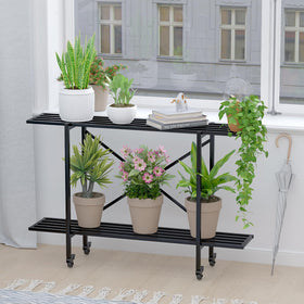 Zhongma stand with wheels enables easy mobility on wood floors