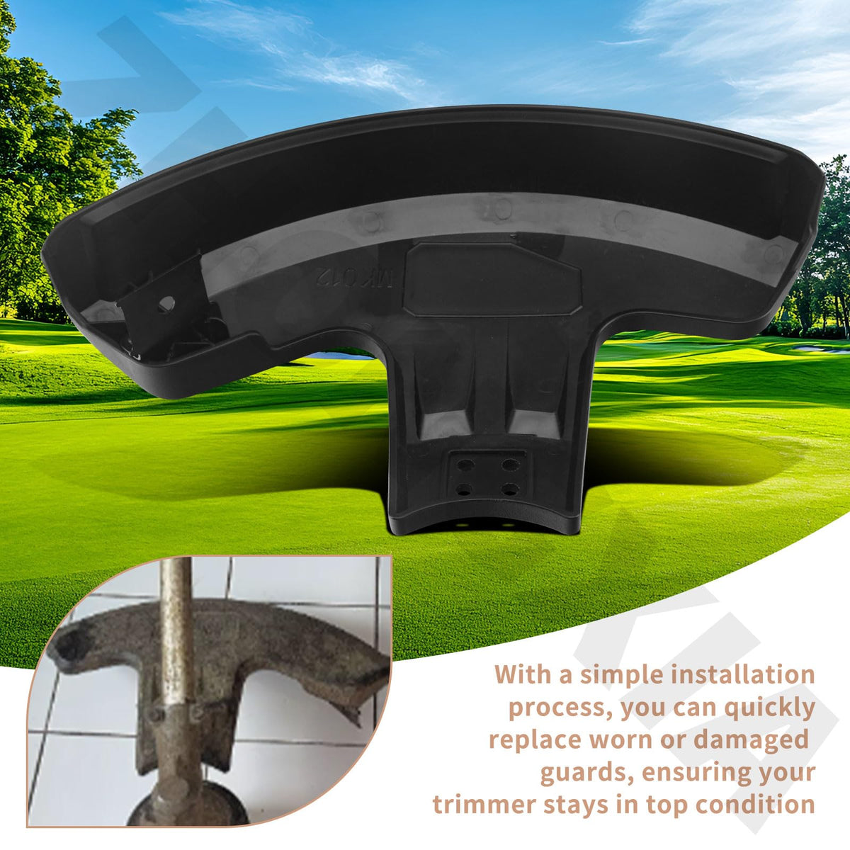 ZHONGXIA 14-32-0012 secure fit prevents debris discharge during use.