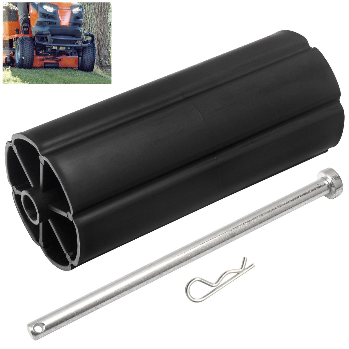 ZHONGXIA 176066 deck roller and rod set for Husqvarna compatibility, smooth operation
