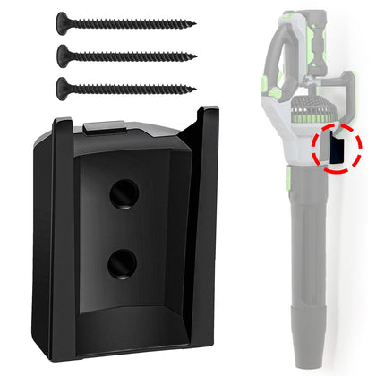 ZHONGXIA wall-mount bracket keeps the EGO LB7654 blower accessible and organized.