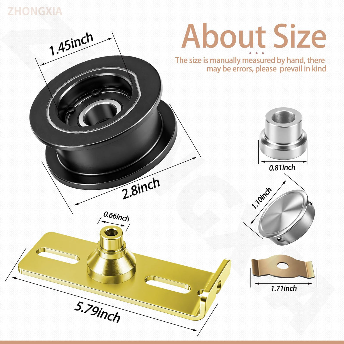 ZHONGXIA installation-friendly guide image showing setup steps.