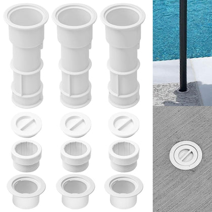 ZHONGXIA US105 umbrella stand base with sleeve securing 1.5 to 1.75 inch shafts for outdoor use