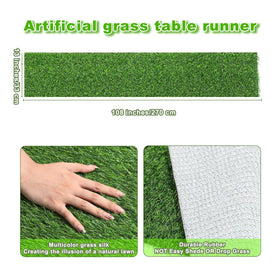 ZHOUXITU faux grass texture close-up showcases lush, realistic blades